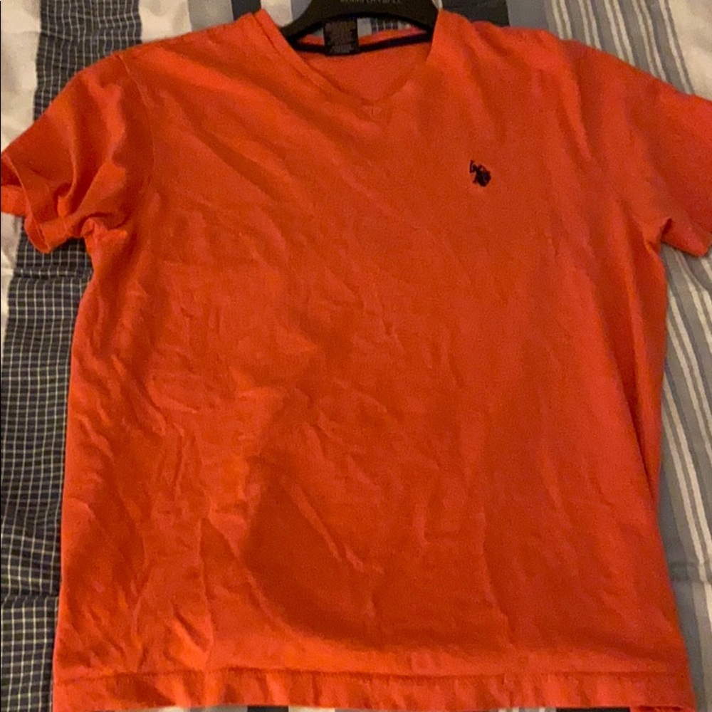 A V neck tee shirt